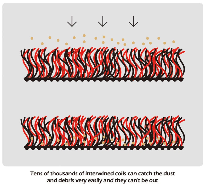 HONDA ACCORD SEDAN 2013-2017 RED PVC COIL FACTORY CUSTOM FIT CARPET FLOOR MATS Foto 4 de 4