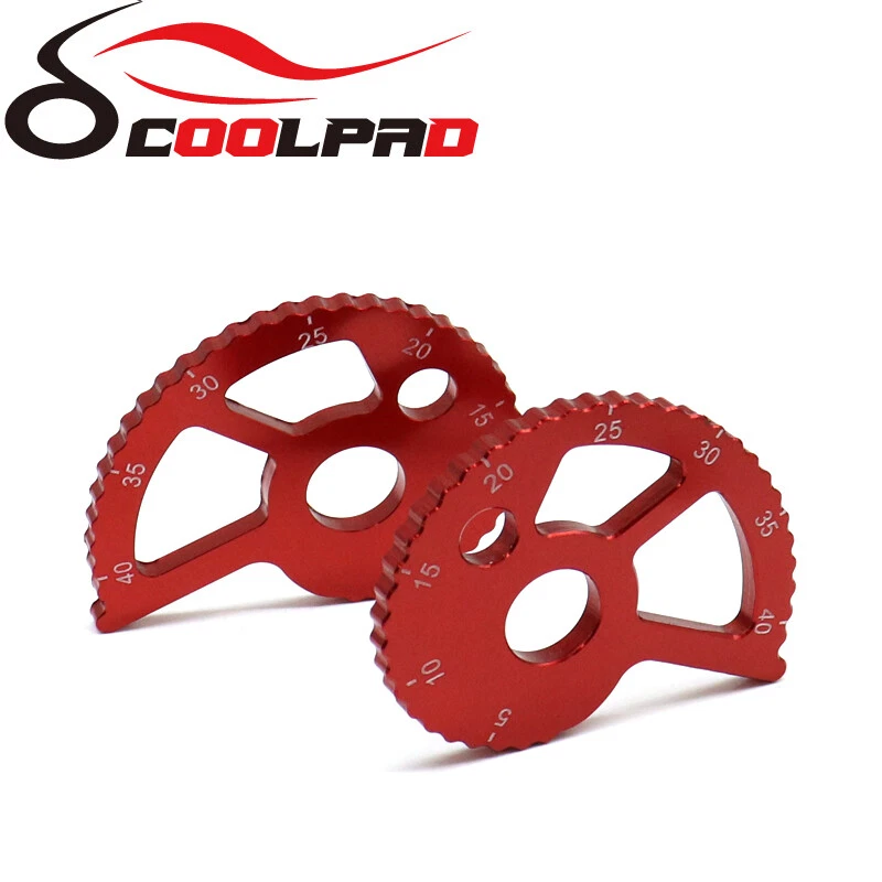 Bloques ajustadores de cadena CNC para YAMAHA TTR250R/225 TW200/225E XT600E XTZ600 DT125R Foto 4 de 4