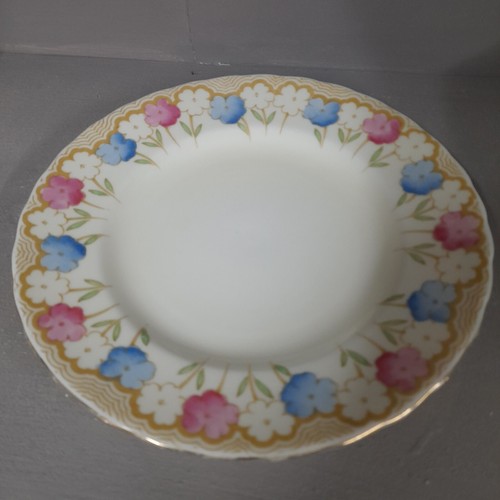 Rare Pretty New Chelsea Staffordshire Art Deco New Pastelle Tea Trio Tea Set - Picture 7 of 8