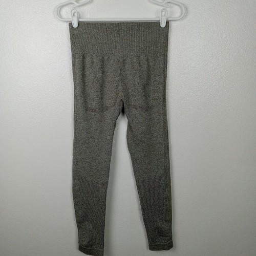 Leggings Women's Medium 28x26 Gray Crop Activewear Fitness Athletic Workout - Picture 11 of 12