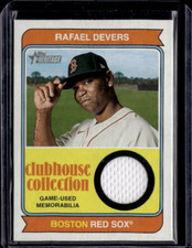 2023 Topps Heritage - Clubhouse Collection Relics #CCR-RD Rafael Devers Patch