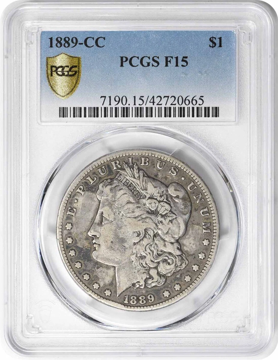1889-CC Morgan Silver Dollar F15 PCGS | eBay
