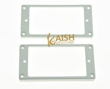 LP Guitar Humbucker Pickup Ring Flat Bottom Frame for Epiphone Les Paul White