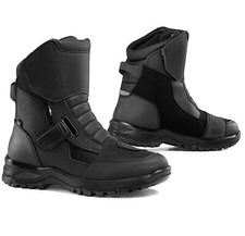 STIVALI BOOTS MOTO FALCO LAND 3 TOURING IMPERMEABILI D3O NERO TG 46