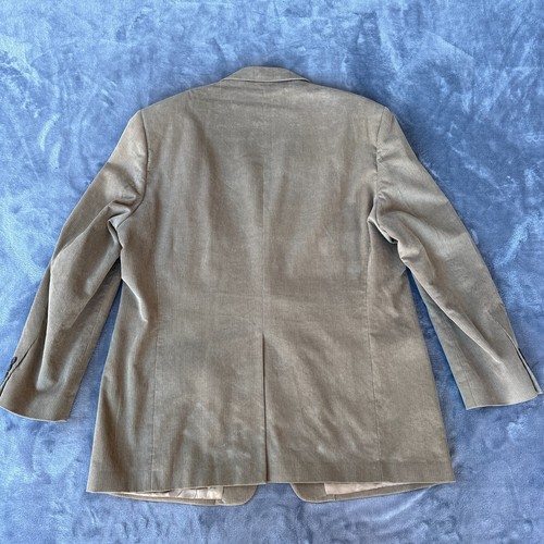Joseph & Feiss Sport Coat Mens 48 Long Brown Corduroy Single Breasted Cotton - Picture 6 of 13