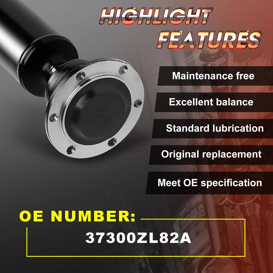 Rear Side Driveshaft Prop Shaft Assembly for Nissan Xterra 2005-2014 V6 4.0L 4WD Foto 3 de 4