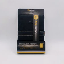 Solo Universal Polyester Case Padfolio For iPad Minis And Tablets Samsung NOS