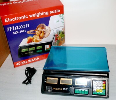 Maxon MX1041 Gastronomie Digitale Waage 40 kg Obst Laden Industrie Gemüse Preis