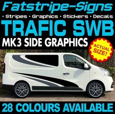 to fit RENAULT TRAFIC MK3 SWB L1 GRAPHICS STICKERS DECALS STRIPES DAY VAN CAMPER