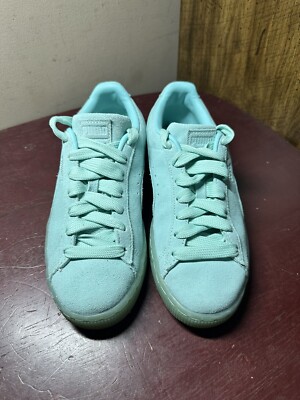 Puma Suede Classic Mono Iced Boys Size Sneakers Casual Shoes 381471-01 