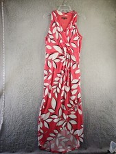 Adrianna Papell Dress Large Womens Sleeveless Halter Wrap