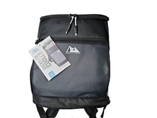 Arctic Zone 18 Can Capacity Insulated Black Padded Backpack Cooler 