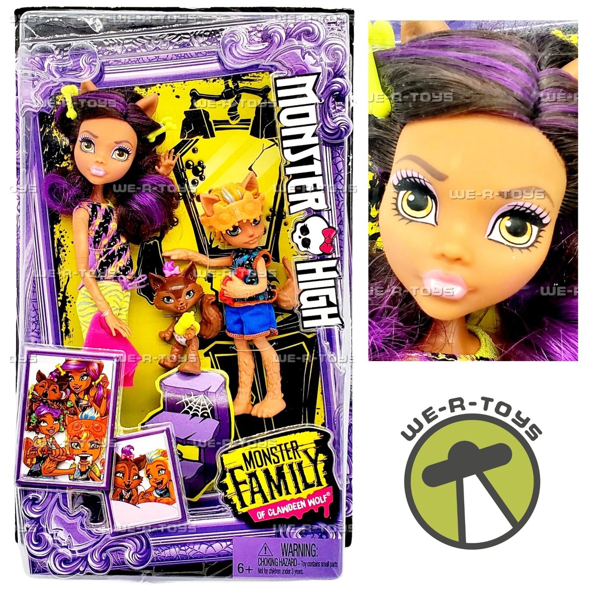 Clawdeen Wolf Pack Monster High Family Sets Monster High Clawdeen