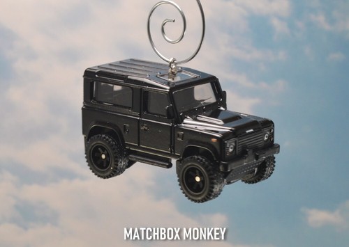 Black Land Range Rover Defender 90 Wagon Christmas Ornament Fast Furious Adorno - Picture 5 of 12