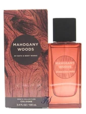 BATH & BODY WORKS MAHOGANY WOODS MEN'S COLOGNE SPRAY 3.4 OZ (NEW IN BOX)
