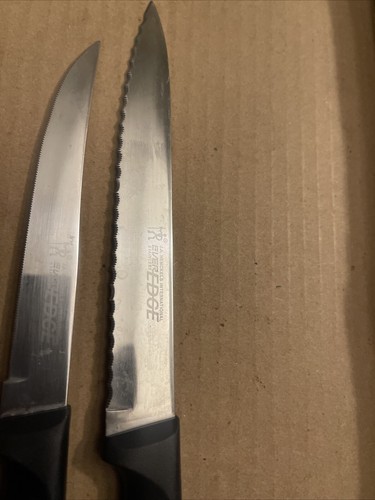 J.A. Henckels Japan Ever Edge Stainless 3 Knives Lot Set Used See Pics READ - Picture 4 of 9