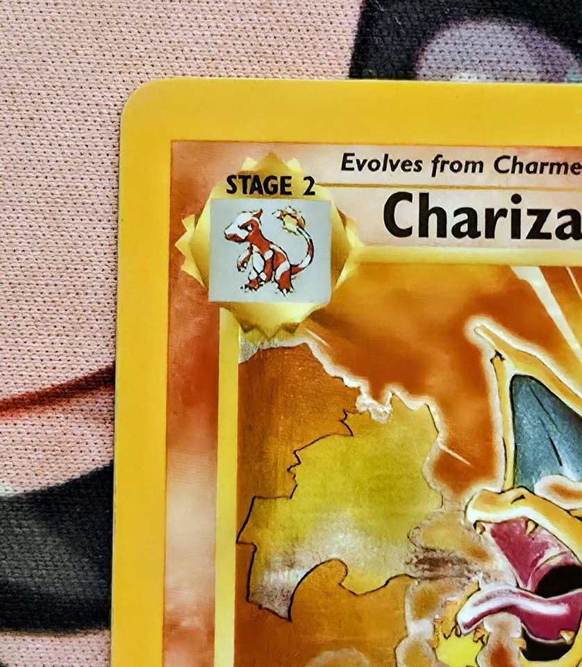 1999 Pokémon TCG Charizard 4/102 Holo Rare Base Set   - Image 3 of 4
