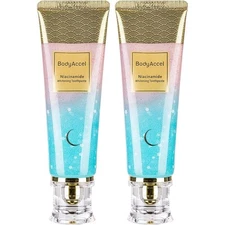 2-Pack, BodyAccel Niacinamide Whitening Toothpaste Freshens Breath Stain Removal