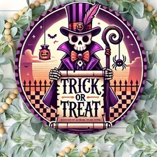 1pc 7, 87X7, 87Inch Aluminum 2D Flat for Halloween Halloween Decor 2D Flat, 1pc