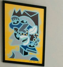 Sheefy McFly aka Tashif Turner 1xRun Ocean Outline hand signed #d art print COA