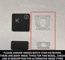 HP EliteBook 840 G3 – Single Keyboard Replacement Keycaps / Keys