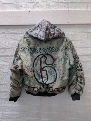 New Mowalola Men's Graffiti Bomber Jacket Sz S | eBay