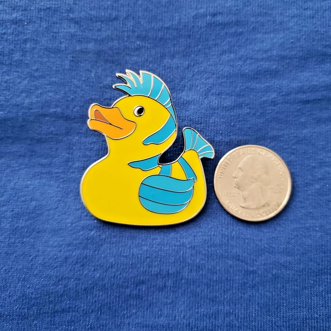 2025 Disney Flounder Ducks Of Disney Mystery Bag Trading Pin