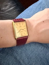 Omega De Ville Tank Dress Watch Automatic 28x35mm Square Classic Vintage