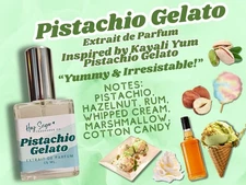 Pistachio Gelato Perfume - Gourmand Dessert Fragrance, Sweet Nutty 15ml Gift