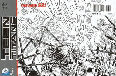 TEEN TITANS #16 (2011) LOBDELL / BRET BOOTH 1:25 INCENTIVE VARIANT ~ UNREAD NM