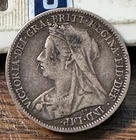1898 Victoria Sixpence — photo from another recent sale