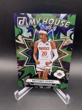 2025 Donruss WNBA Brittney Sykes My House Green Fireworks /399 Mystics