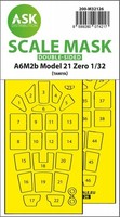 A6M2B Model 21 Zero Double-Sided Express Fit Mask For Tamiya / 1:32