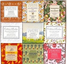 NIB Crabtree  Evelyn Triple Milled Heritage Soap Collection 9 3.5 oz bars