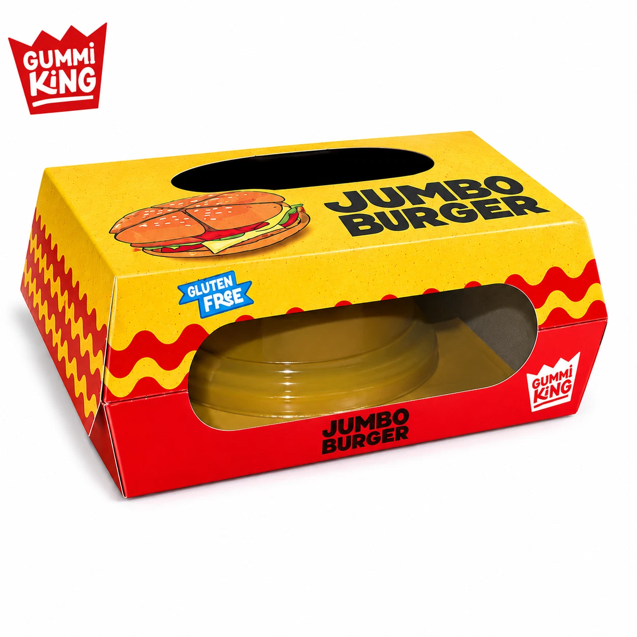 Gummi King Jumbo Burger Packaging
