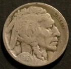 1916 D Buffalo Nickel Semi-Key Date Restored Five Cent 5c Coin E236