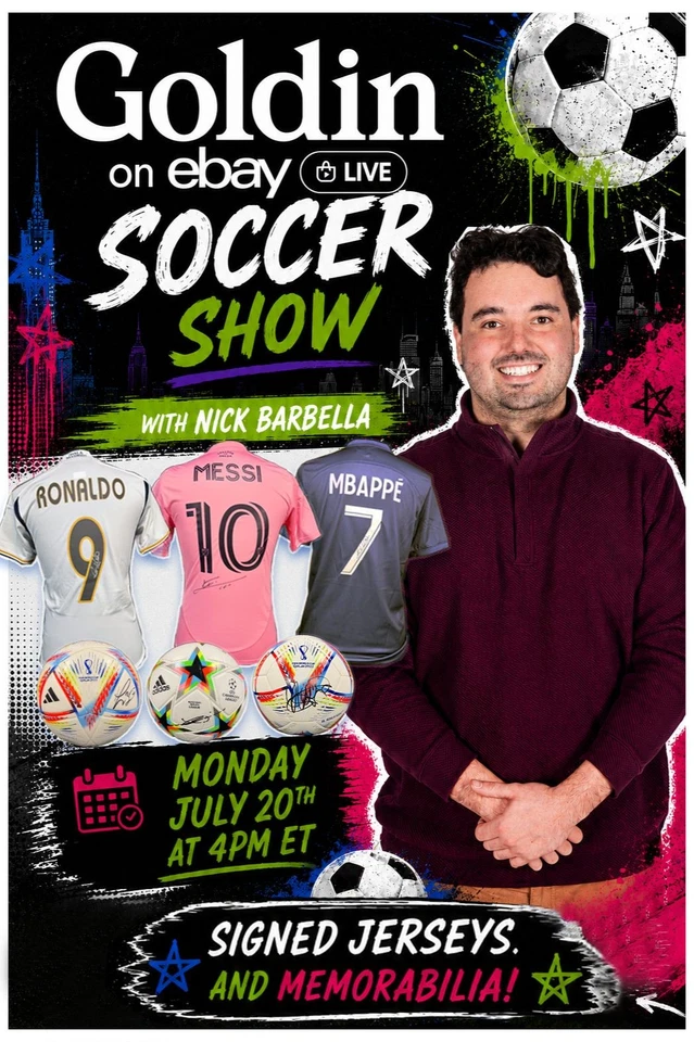 ⚽ Bid on Messi, Mbappé & More! Rare Signed Jerseys & Soccer Memorabilia