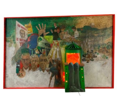 E. Stephen Perry '' 1984 '' Signed Commissioned Exhibit For Hoffmann-La Roche Inc.