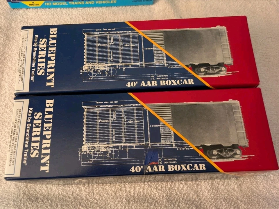 Branchline Trains HO Two Pennsylvania RR 40' AAR Boxcars NIB - Image 4 of 4