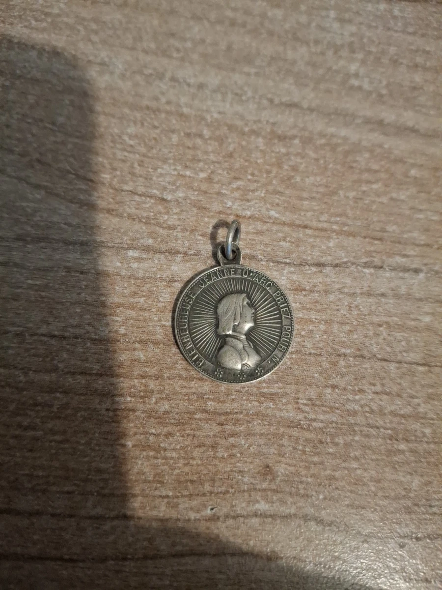 Broche Antque Jeanne d'Arc, Pendentf, médalle en a… - Gem