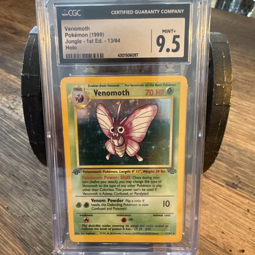 Venomoth (1st Edition) graded CGC 9.5 for sale on eBay