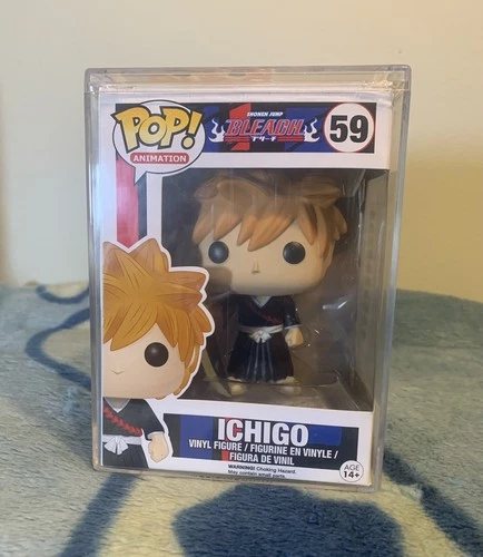 Funko Pop 59 Ichigo (Bleach) 2015 Vaulted OG Release Rare w/ Protector Excellent