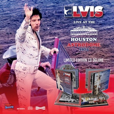 Elvis Presley Live at the Houston Astrodome 1974 (CD) Album Digibook
