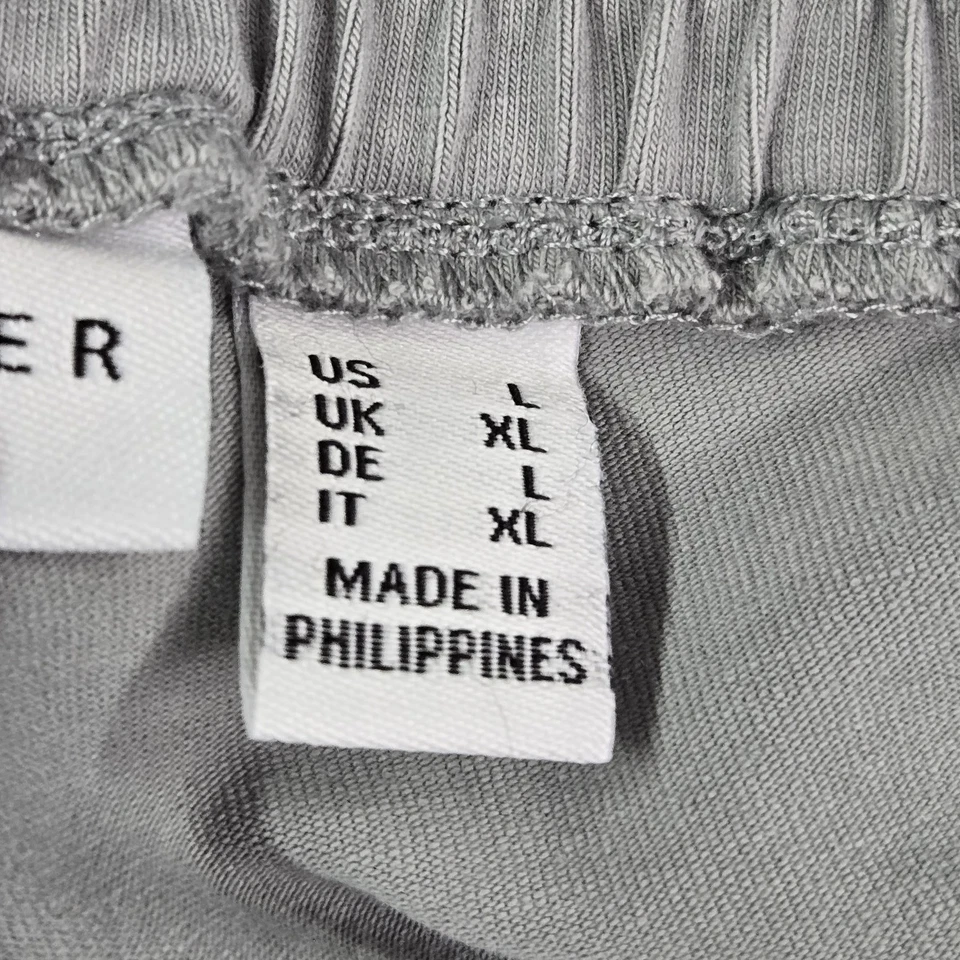 Susan Graver Women Pants L Gray Weekend Stretch Pull On Cargo Cropped 22" Inseam - Image 3 of 4