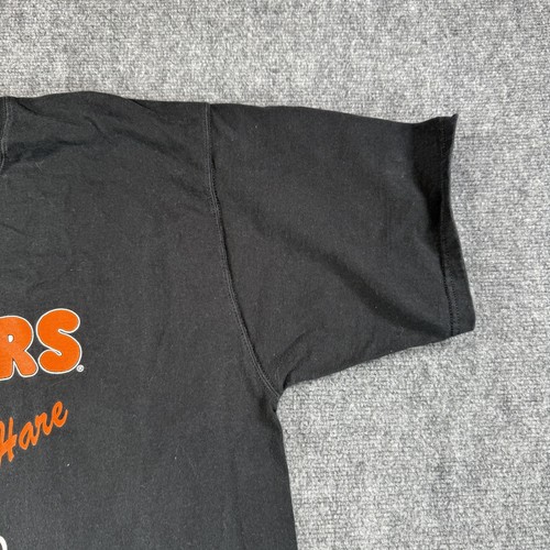 Camisa Hooters De Colección Para Hombres XL Negra O’Hare Chicago Owl Gráfico Camiseta Años 90 Bar Promo - Imagen 5 de 13