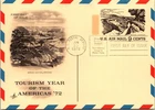 Dr Jim Stamps Air Mail Postal Card 9C Grand Canyon Tourism Year 1972 First Day
