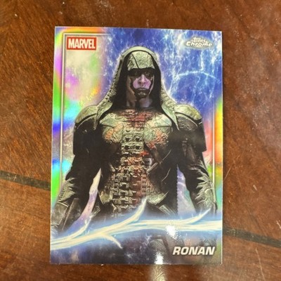Topps 2025 Chrome Marvel Guardians of the Galaxy Ronan Refractor Card #46