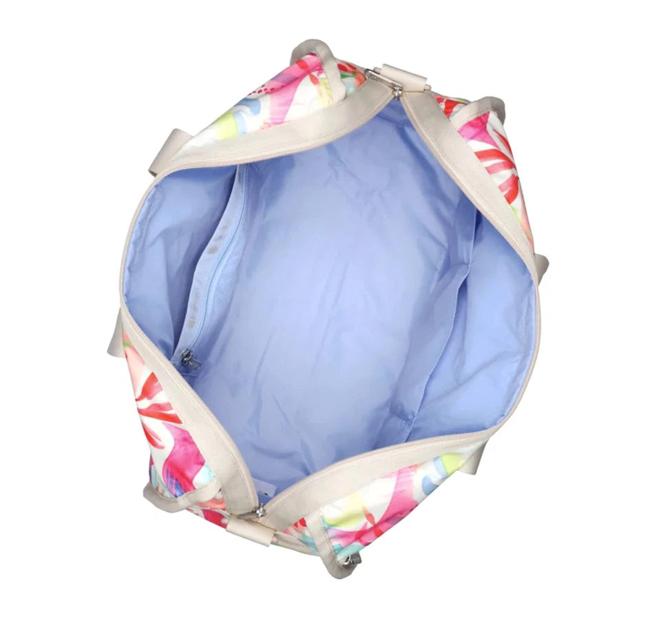 Bandolera Abstracta De Lujo Mediana Fin de Semana de Lona, Estilo 4318/Color E838,... Foto 4 de 4