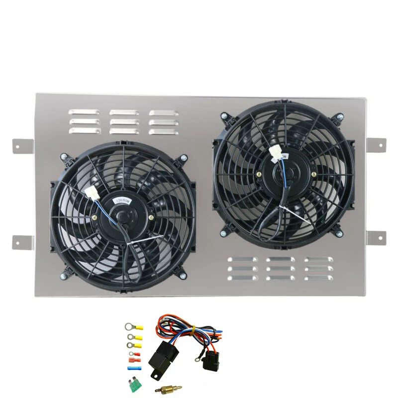 Electric Radiator Fan+Shroud For 88-99 92 CHEVY GMC TRUCK C/K 1500 2500 3500 5.7 - Imagem 2 de 4