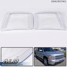 Clear Headlight Replacement Lens Fit For 07-14 Chevy Silverado 1500/2500/3500